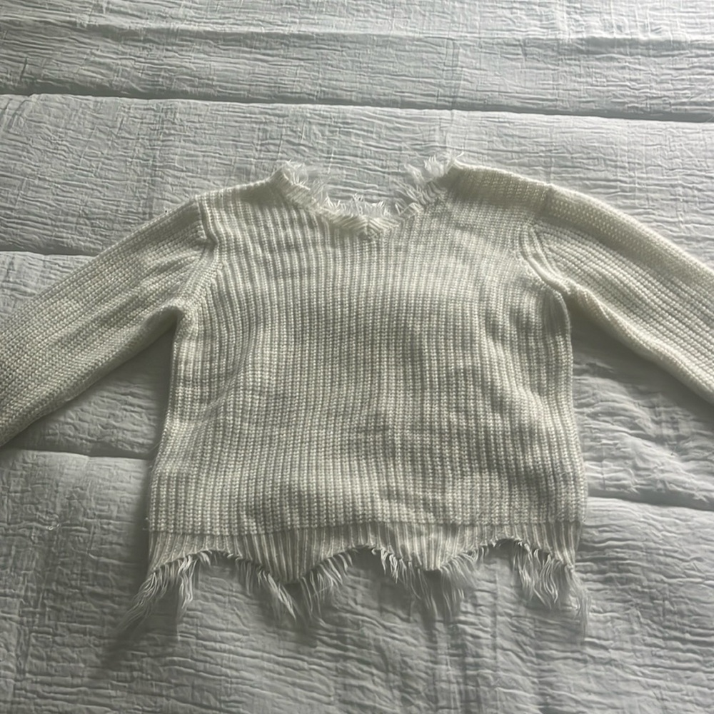 SHEIN- white sweater